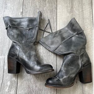 Freebird by Steven, distressed gray, size 8 boots